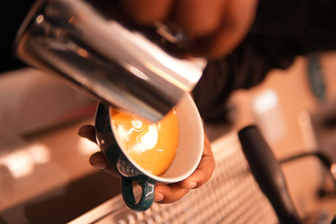 Specialty coffee at The Brewed Leaf